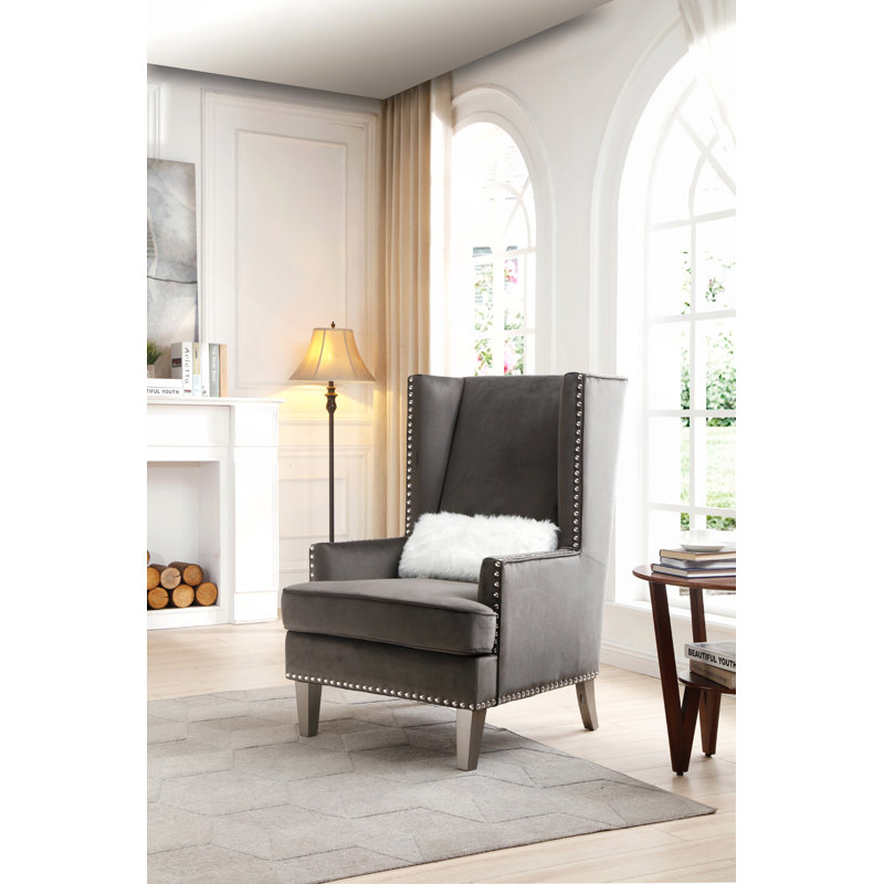 Fauteuil Elegant, Gris foncé
