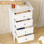 Mini-commode en bois manufacturé 4 tiroirs l 19,7 po Aloni-1284686603
