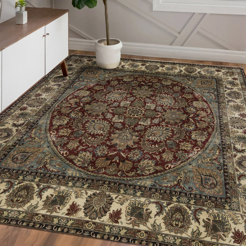 Sona One-of-a-Kind Rectangle 9'6" x 9'11" Hand Knotted Area Rug