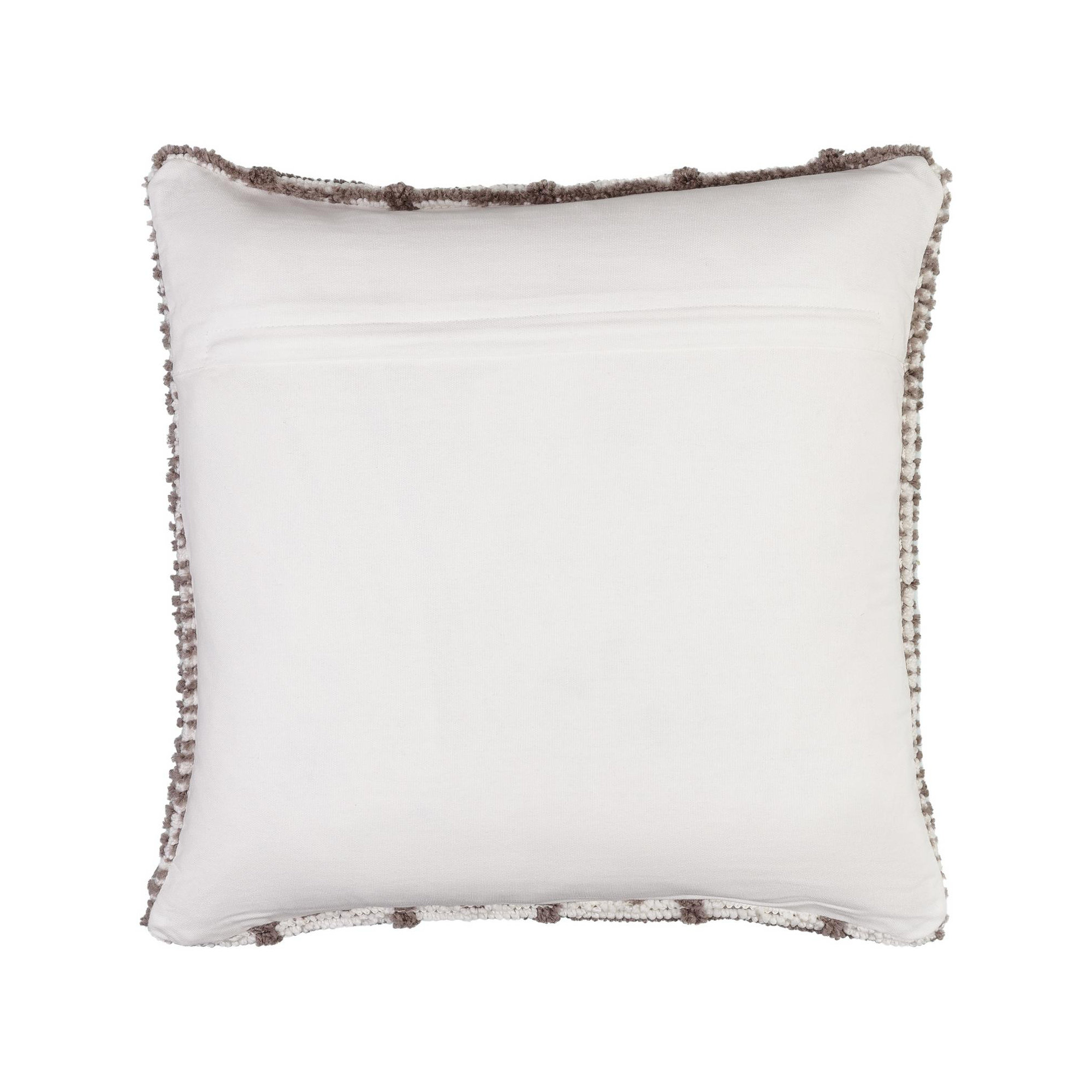 Wanderer Plaid Throw Pillow, Pillow Cover Only - No Insert, Charocal/White, 18" x 18"
