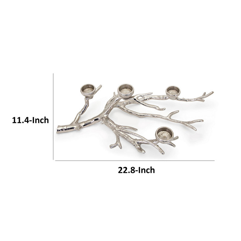 Photophore en aluminium 5,9 po