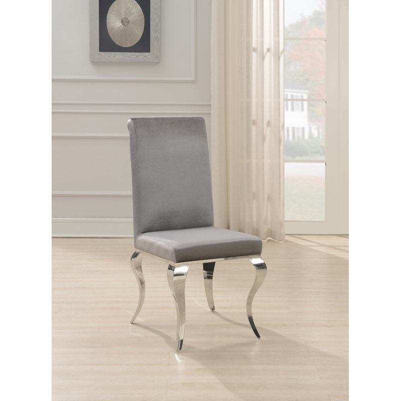 Chaise de salle à manger grise