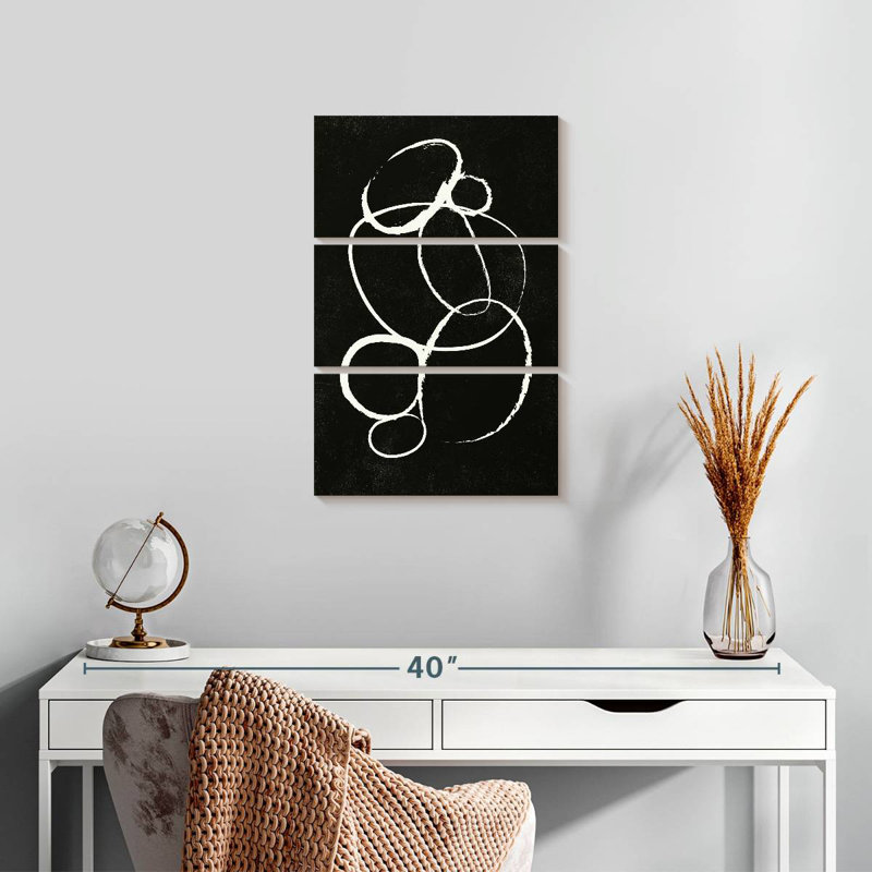 Abstract Linked II, 23" H x 14" W