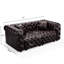 Canapé modulaire moderne, capitonné à la main avec des coussins, personnalisable pour le salon