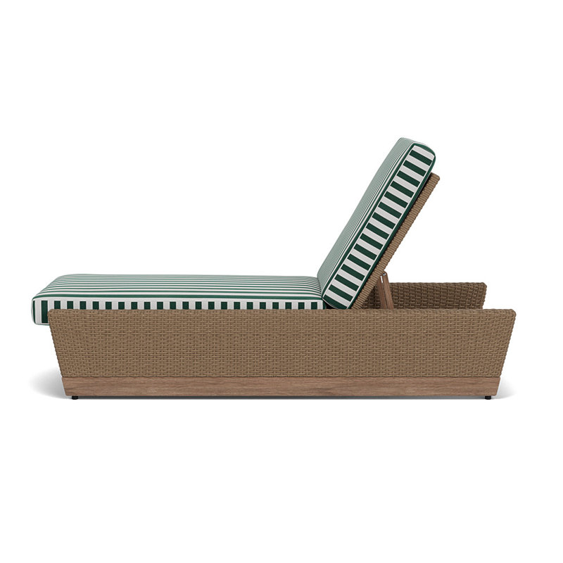 Charisma Pool Chaise, Safari/White Stripe