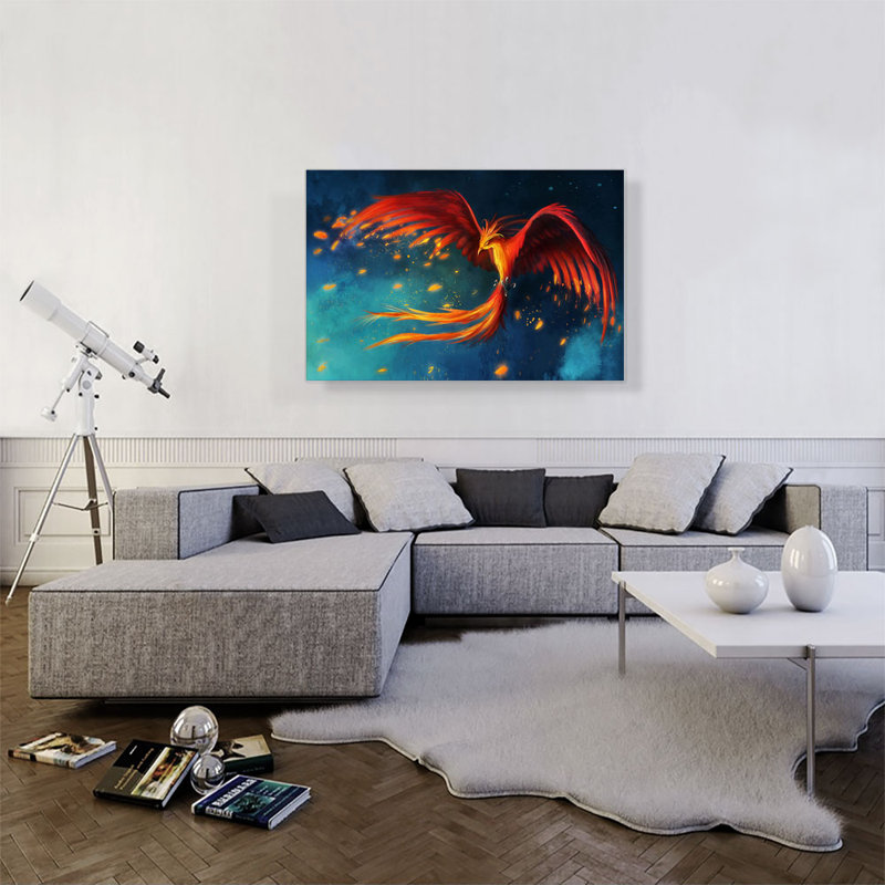 " Finest Phoenix ", 28" H x 42" W x 0.75" D