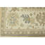 Tapis oriental traditionnel en laine bleue noué à la main 8 pi 9 po x 12 pi Oushak