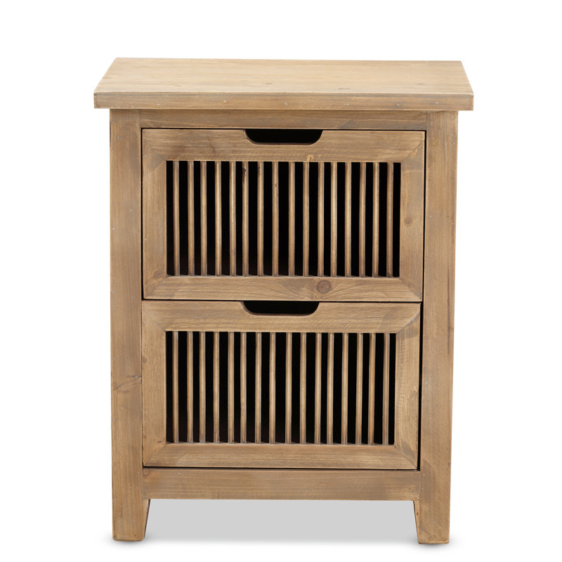 Crantor 18.9'' W Nightstand, Oak