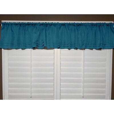 Piaf Solid Colour Tailored Window Valance