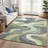 Premium Machine Washable Mayfield  swirls Rug-1352006502-1352006497