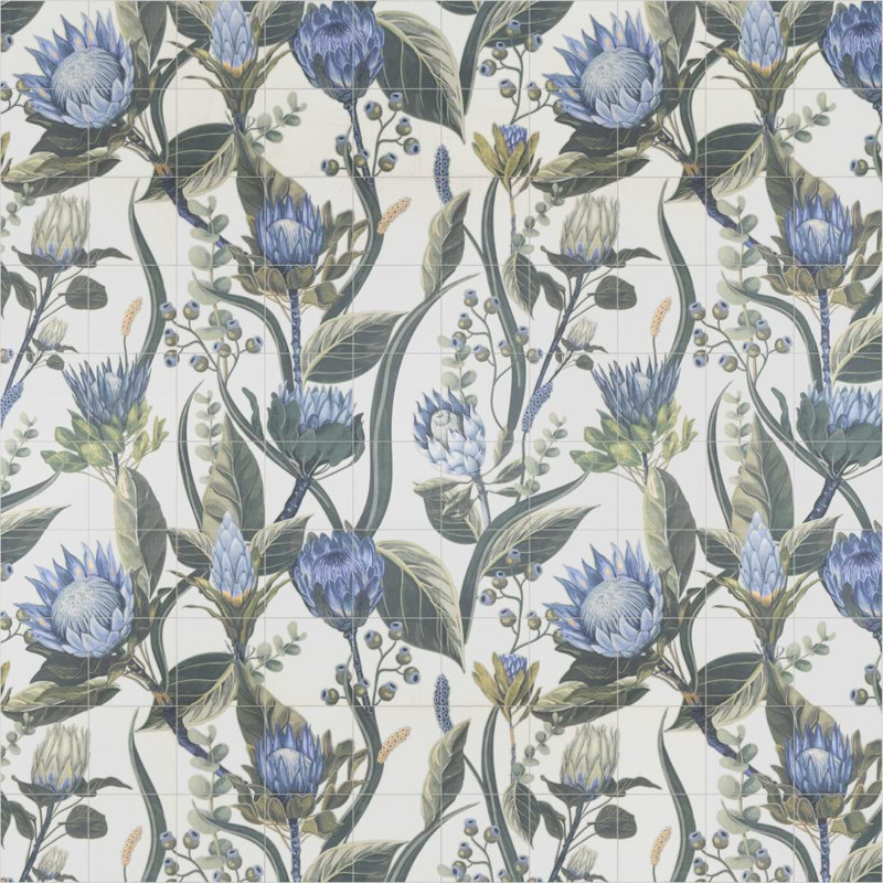 Angela Harris Wilder 8x8 Mural Matte Porcelain Tile
