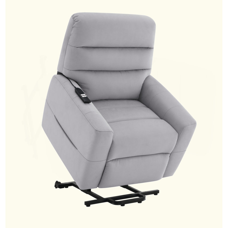 Fauteuil inclinable électrique en cuir avec mouvement
