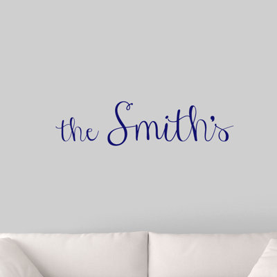 Text & Numbers Wall Decal