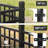 Fencer Wire Pack of 5 Heavy Duty Fence Bracket, Metal Connector for Post and Panel Connection