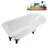 62" Streamline Clawfoot Tub,Tray,Drain, Clawfeet-101628986-102218230
