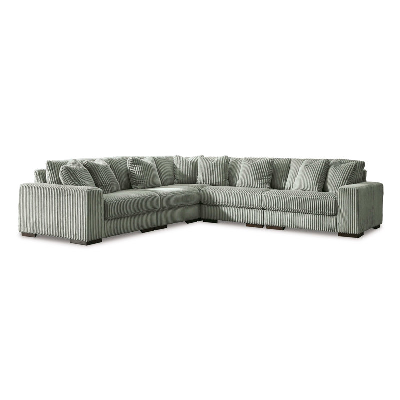 Canapé modulaire symétrique 5 pièces Adones Fog