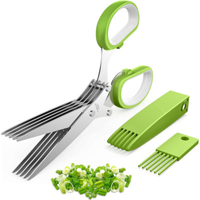 5-blade Herb Scissors With Cover 