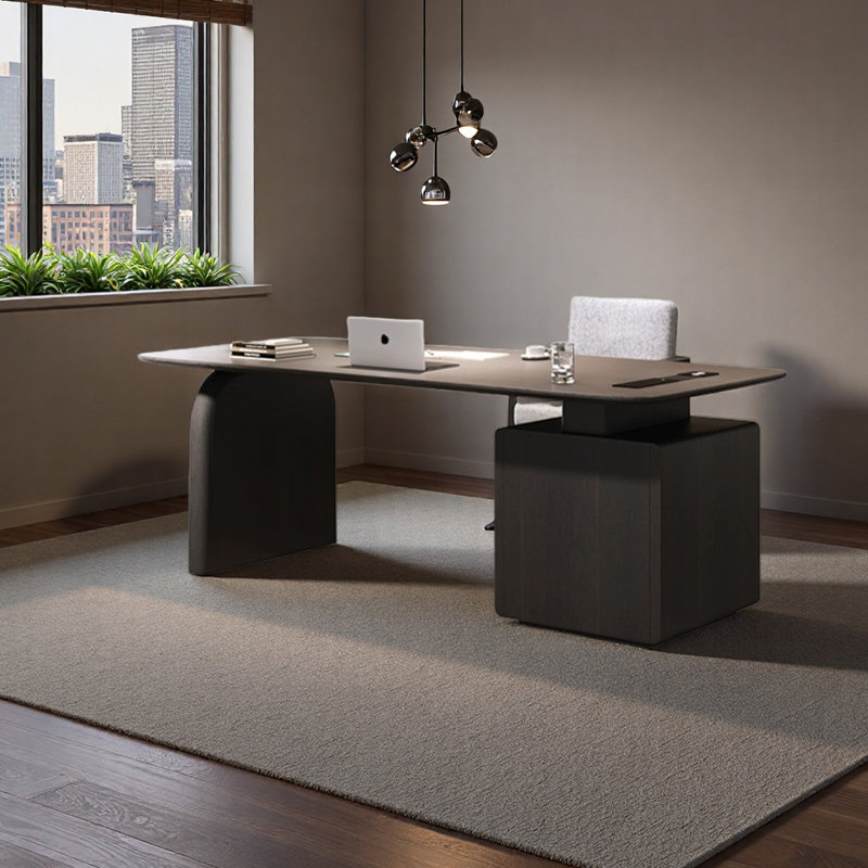 Bureau unique avec surface de travail spacieuse, H 29,53 po x l 78,74 po x P 27,56 po