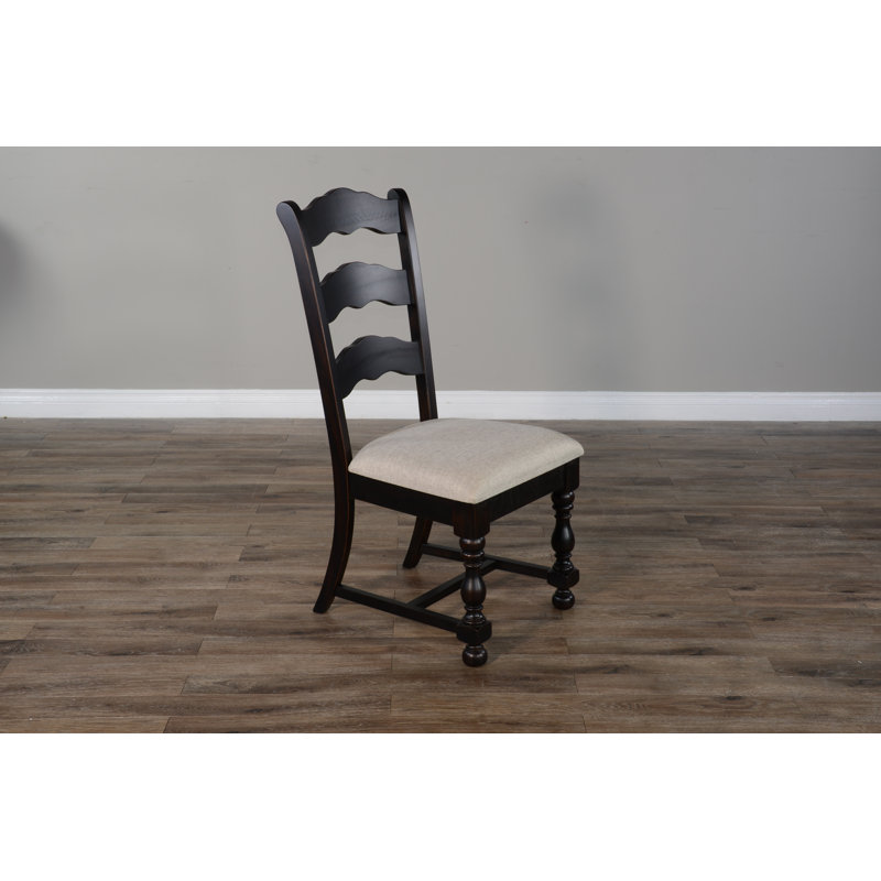 Kalloo 18'' H Upholstered Mahogany Side Chair