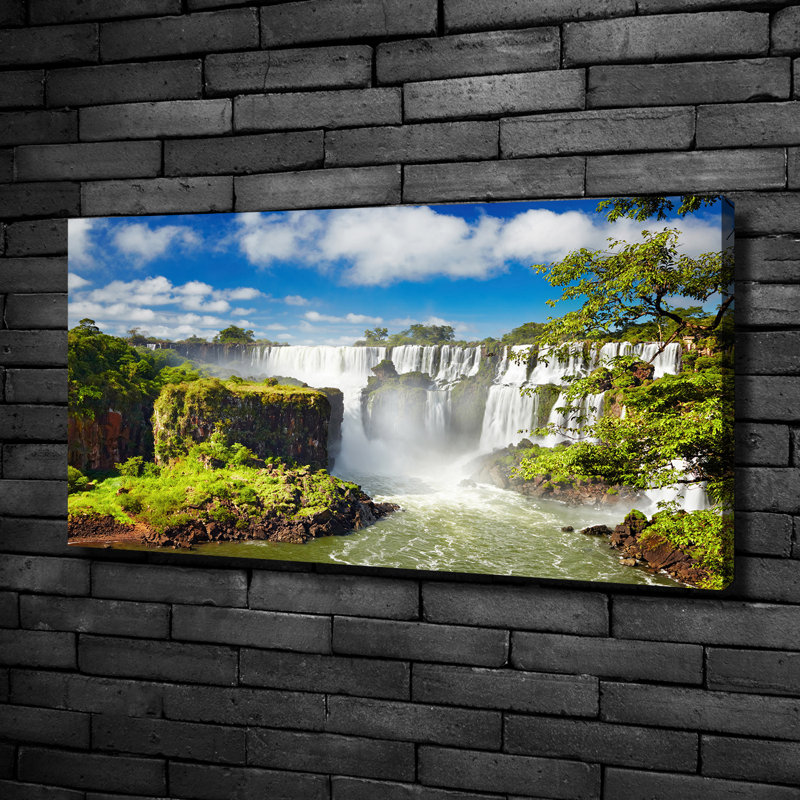 Waterfall Argentina - Wrapped Canvas Print