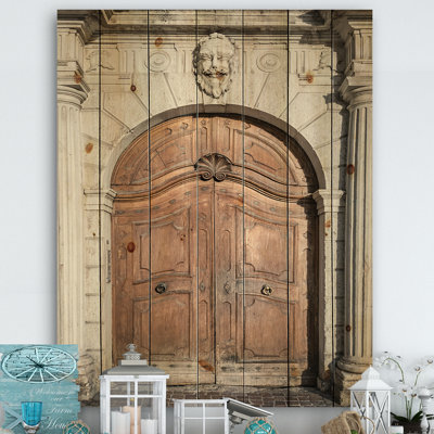 " Arched Medieval Palace Door "