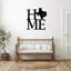 Art mural en métal Texas Home - Texas State Pride Wall Art - Lone Star State Silhouette Home Design - Rustic Southern-2007683164-2007683163