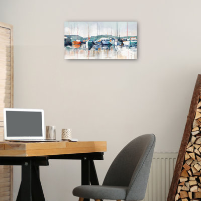 Harbor View by Studio Arts Canvas Art Print