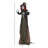 6' Life Size Outdoor Halloween Sound And Motion Activated Animatronic Zombie With Skeleton Chest And Scary Sharp Teeth