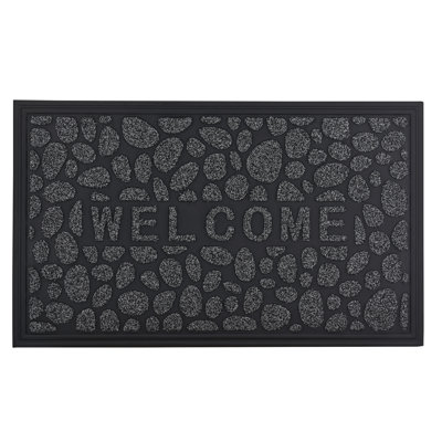 Non-Slip Welcome Doormat for Entry, 18" x 30", Waterproof, Mat