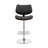 Attie Swivel Adjustable Height Armless Bar Stool with Pedestal Base in Faux Leather and Metal-123457405-123457376