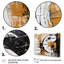 Tourbillons bruns noirs à multiples facettes sur toile-25800863-25800860