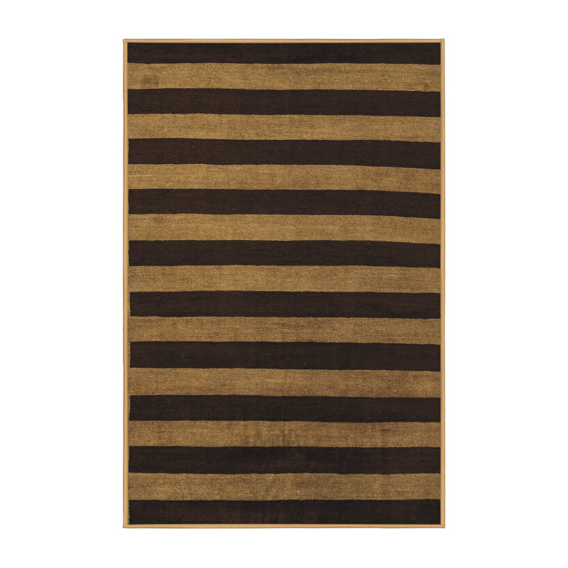 Striped Indoor Rug, Rectangle 5' x 8'