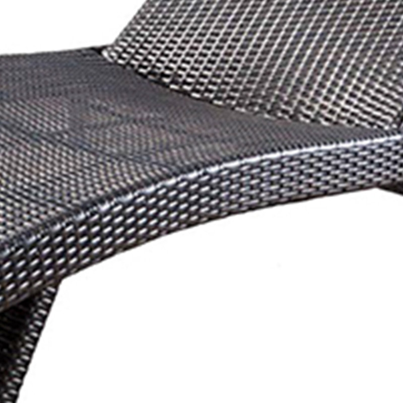 Veachel Outdoor Wicker Chaise Lounge