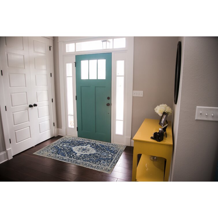 Suzanna Indoor Door Mat Mistana Mat Size: 36 W x 60 L, Color: Gray