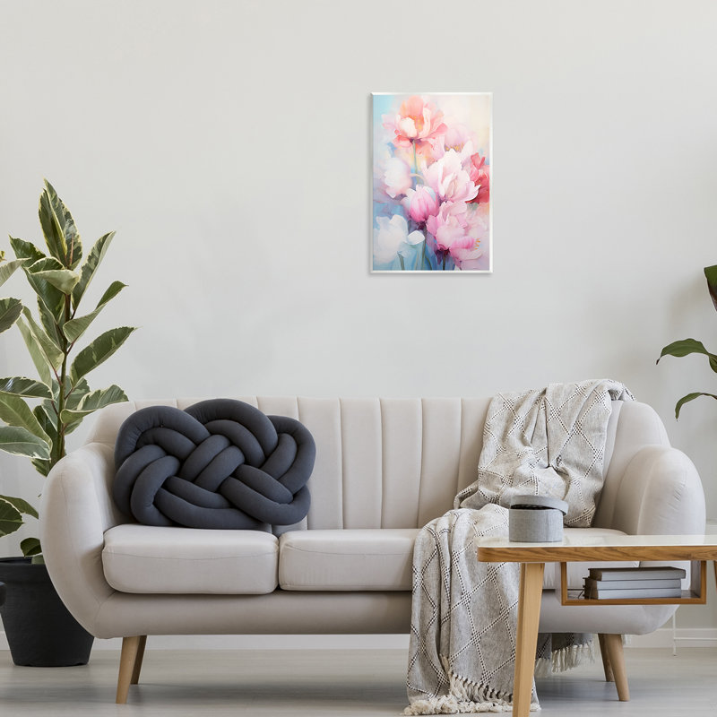 «Soft Tulip Blossoms» par Gina Kelly, H 19 po x l 13 po