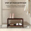 Premium Solid Wood Boot Tray Stand with Natural Coir Mat - Entryway & Mudroom Shoe Organizer-1028796144-1032917238-1032917236