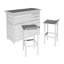 Ariesa Indoor/Outdoor Steel Dining Table