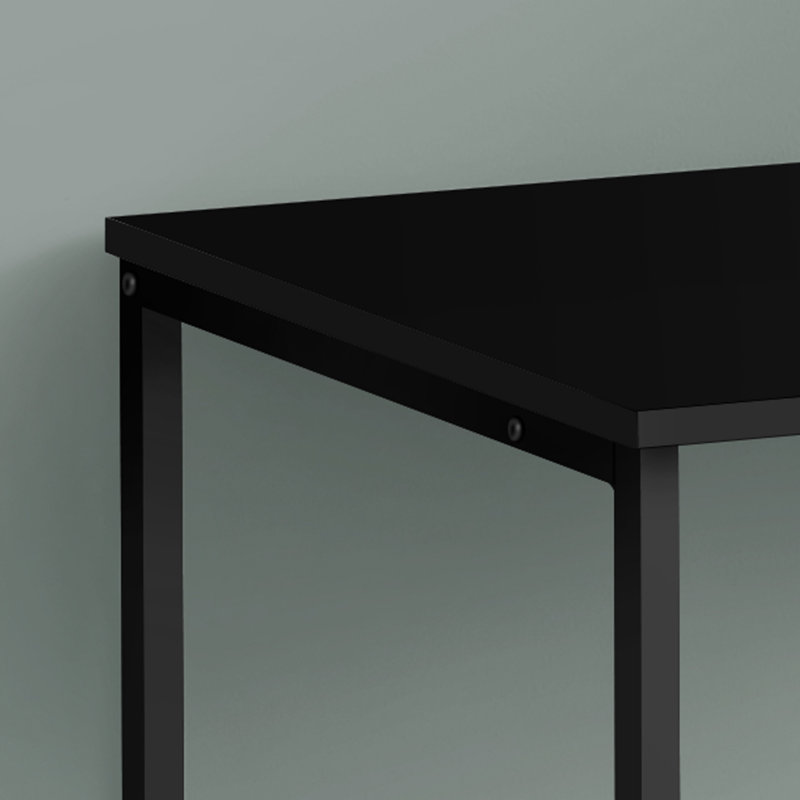 Computer Desk, Home Office, Laptop, Left, Right Set-Up, Storage Drawers, 40"L, Work, Contemporary, Modern, Black/Black