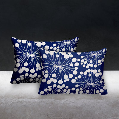 Polyester/Polyester Blend Lumbar Rectangular Indoor/Outdoor Pillow Cover & Insert
