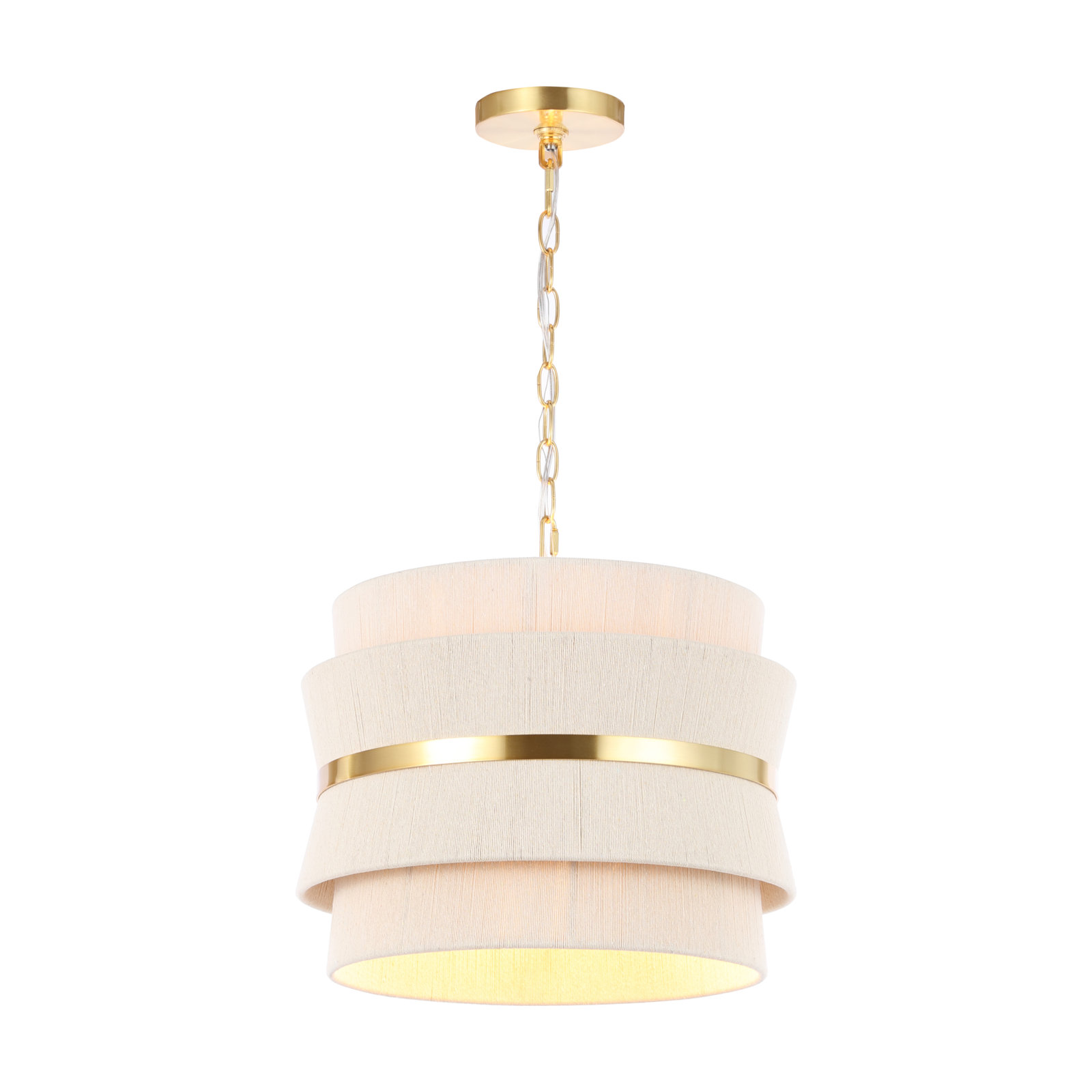 Abbington 3 Light Rope Dimmable Pendant