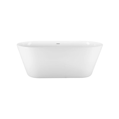 1501.1mm x 701mm Freestanding Soaking Acrylic Bathtub