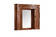 Gondola 42'' W 38'' H Surface Framed Medicine Cabinet with Mirror and 4 Fixed Shelves