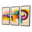 Ensemble de salon Organic Shapes Retro Colors - Geometric Wall Art-772248913-772248919