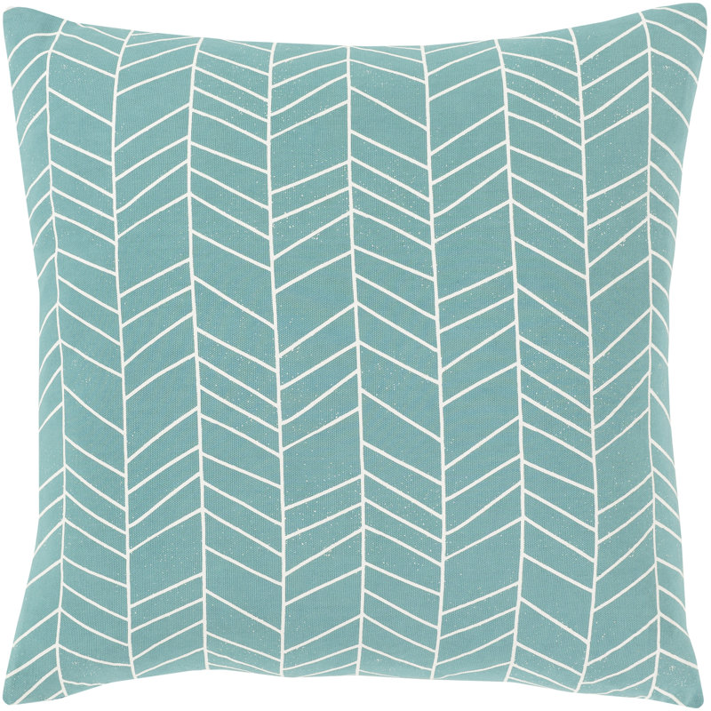 Lachen Geometric Cotton Throw Pillow, Down