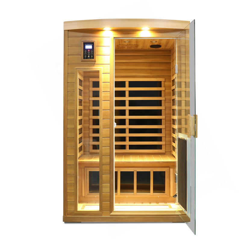 Sauna d'intérieur infrarouge lointain pour deux personnes
