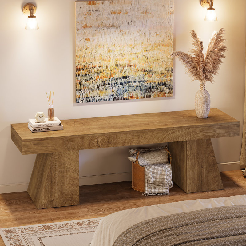 Banc de bout 55,25 po Farmhoue