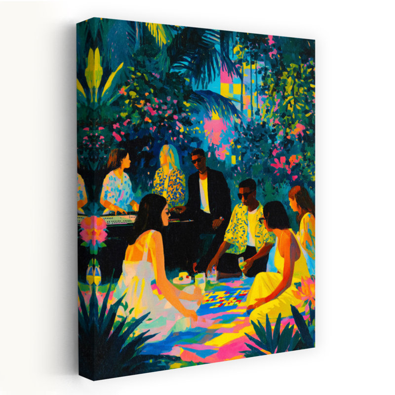 «Vibrant Garden Party», 18" H x 12" W
