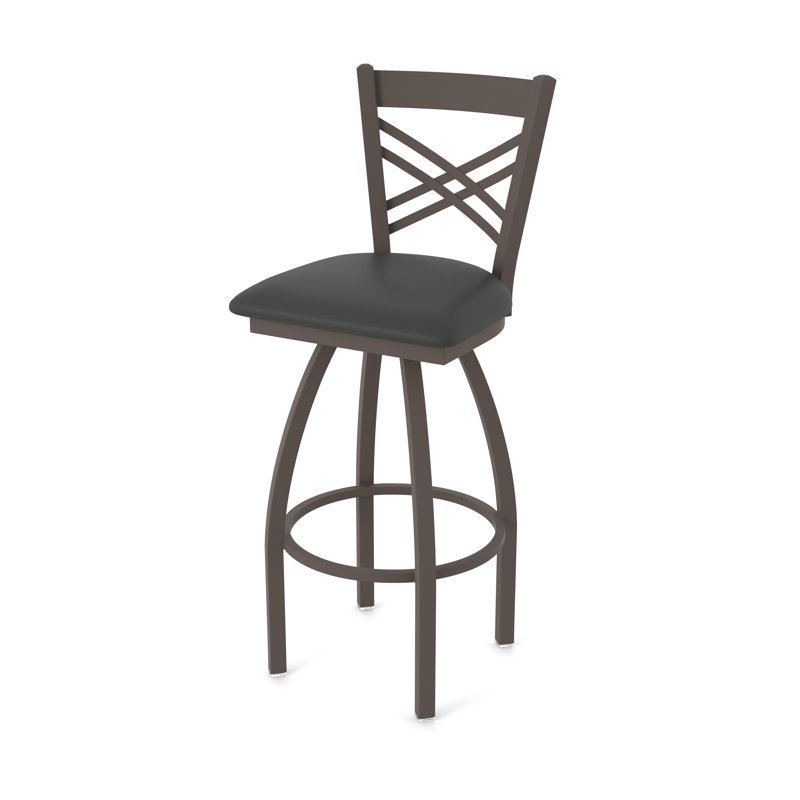 Tabouret pivotant 820 Catalina, Bronze, Vinyle - fer Canter, Tabouret de bar (siège d'une hauteur de 30 po)