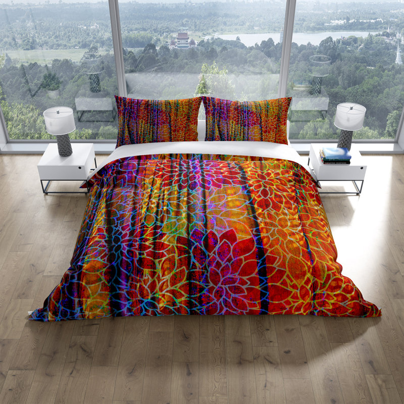 Ensemble de housse de couette Rags, Housse de couette très grand + 2 taies décorativ