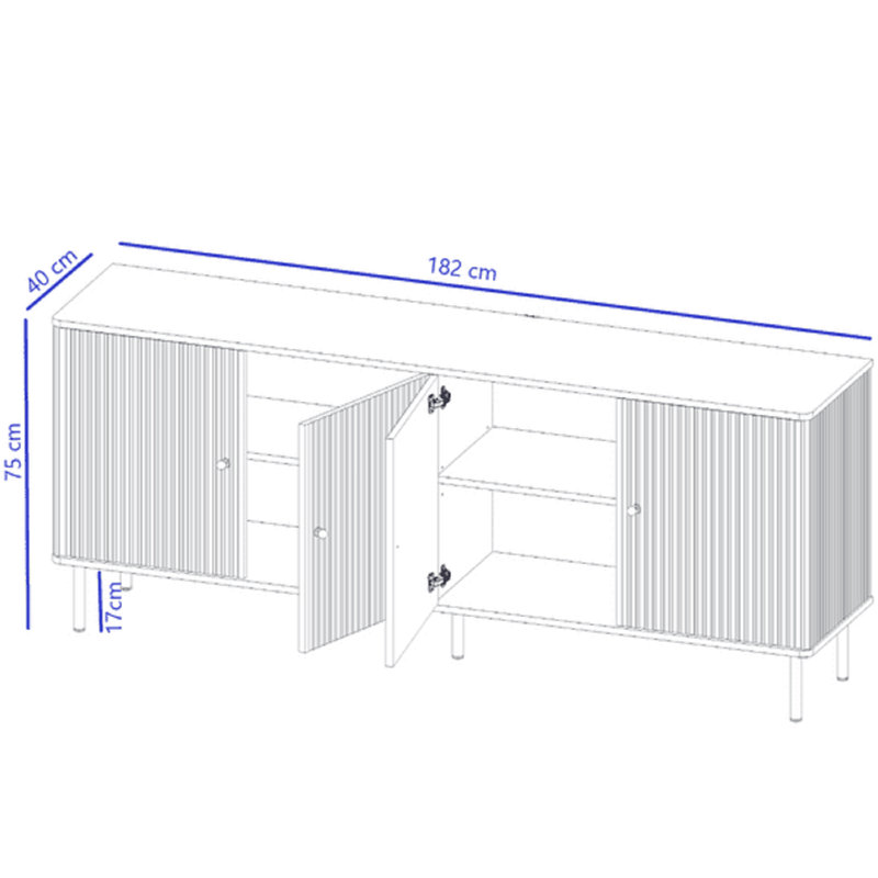 Atisha 182cm Sideboard